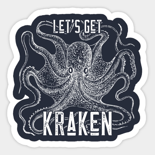 Let's Get Kraken! Sticker by pscof42